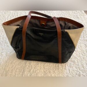 Fossil  Extendable Leather Tote